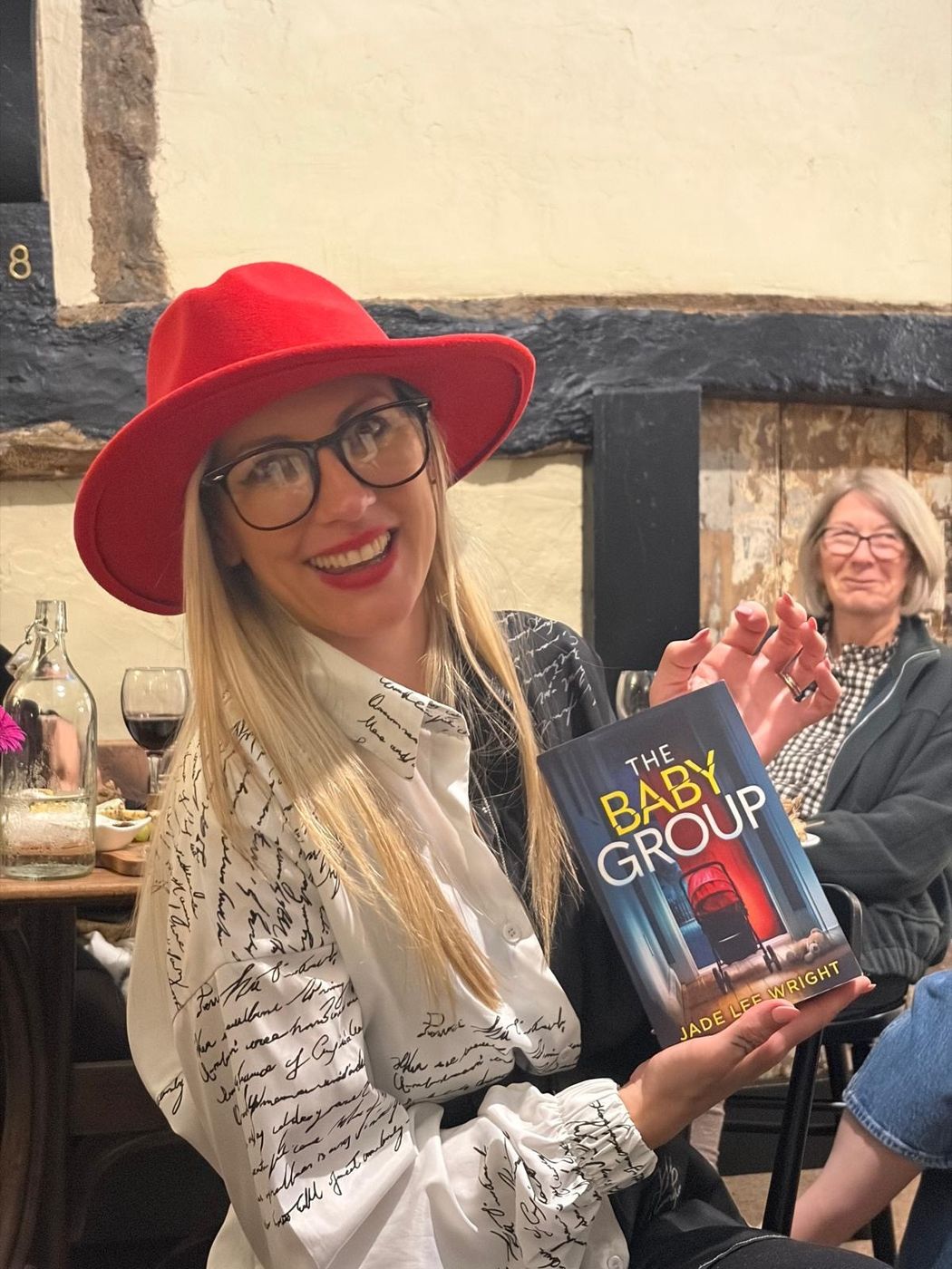 A very good hat for a book club